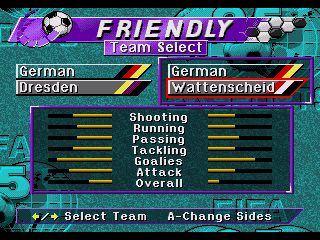 FIFA Soccer 95 screenshot 5 for Sega Mega Drive